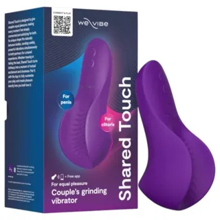 Vibe - Vibromasseur Double Face pour Couples à Toucher We violet vibromasseur