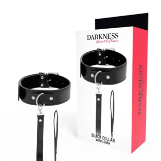 Collier de Posture avec Chaîne en Cuir Darkness