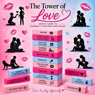 Jeu de la Tour D'amour - Version Anglaise Diablo Picante jeu coquin