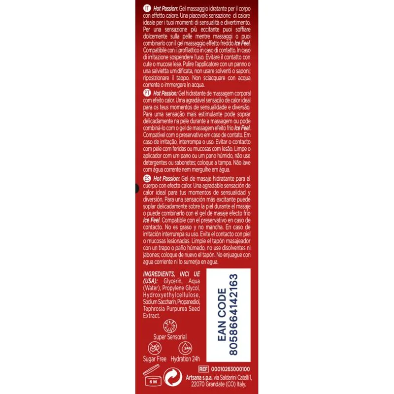 Passion Chaude Gel 3 en 1 200 ML Control