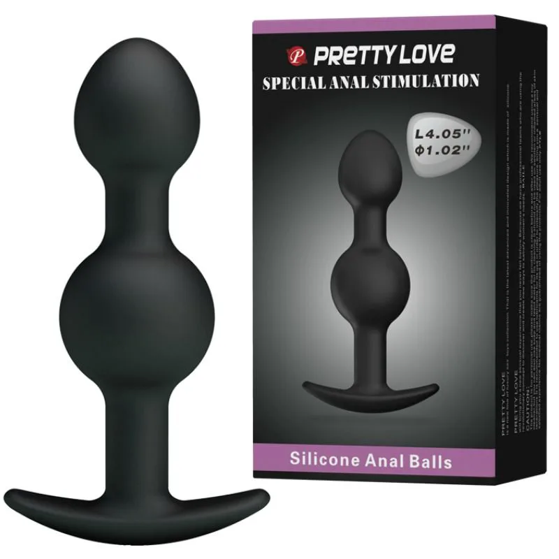 Balles Anal en Silicone Spéciale Stimulation 10.3 CM Pretty Love douche anale