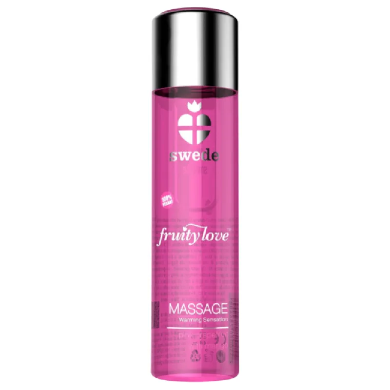 Fruity Love Effet Réchauffant Huile de Massage Framboise Swede
