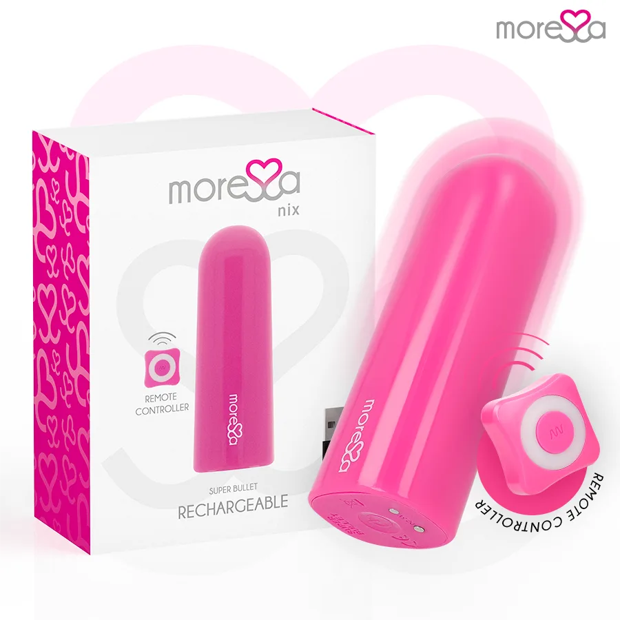 Nix Vibromasseur Télécommande Rose Moressa