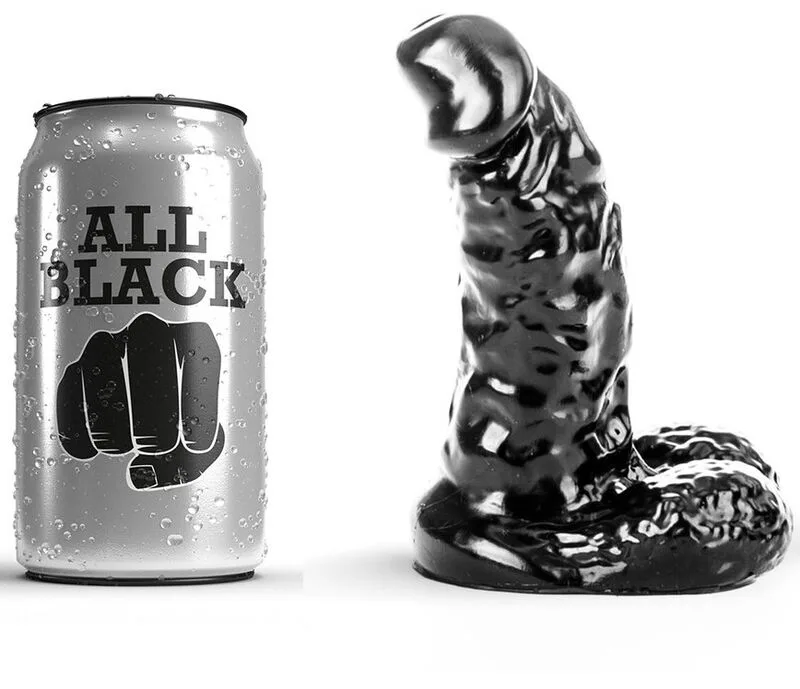 Gode 13 CM All Black gode réaliste