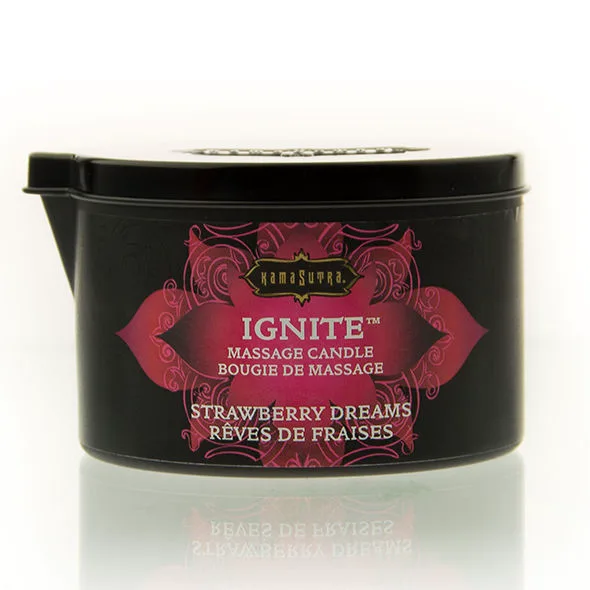Bougie de Massage Fraise Rêves 170 g Kamasutra