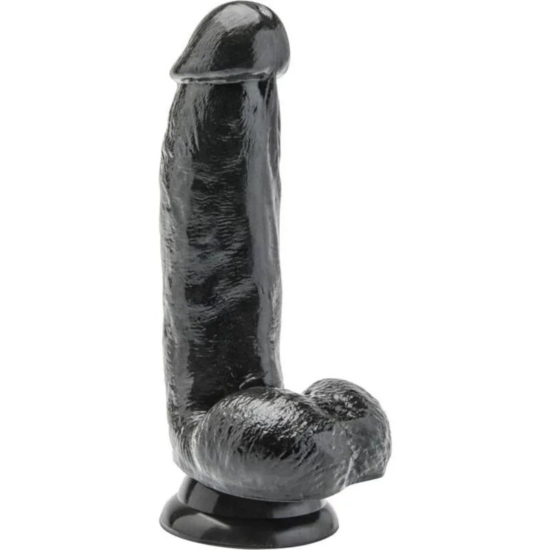 Gode 12 cm avec Boules Noires Get Real
