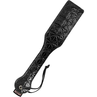 Paddle en Cuir Végétalien Édition Noire Begme noir fouet & martinet