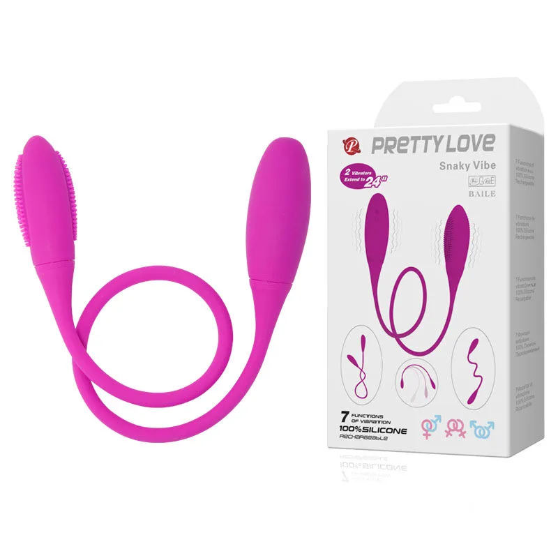 Stimulateur clitoridien Snaky Deluxe Vibromasseur 7 V Pretty Love
