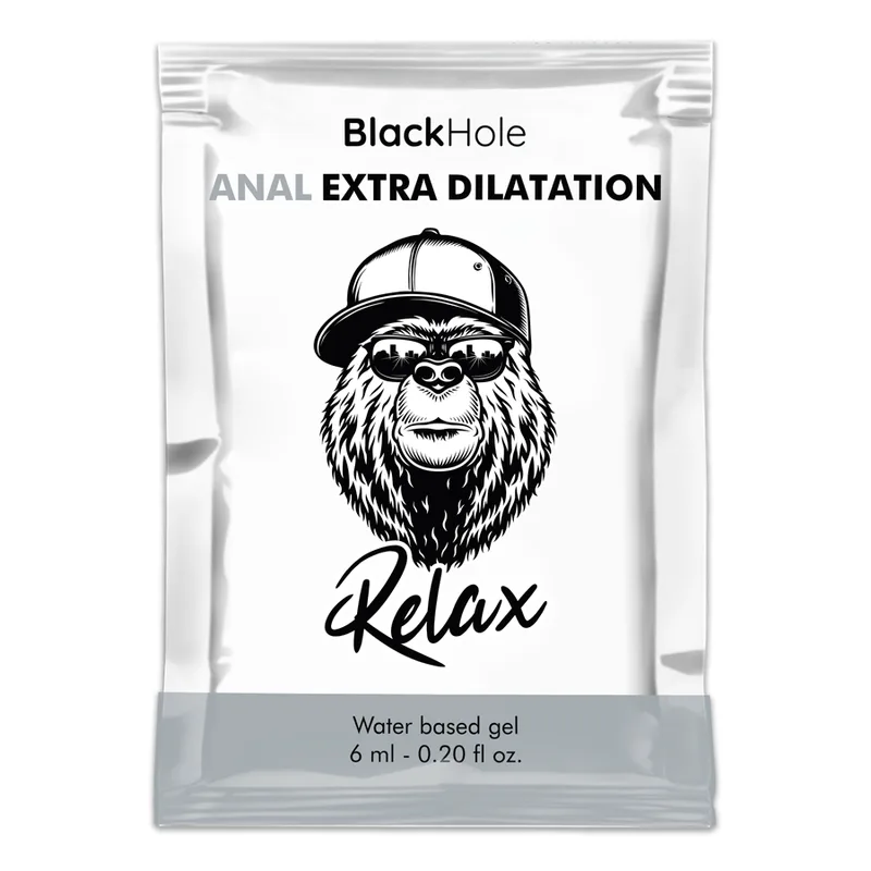 Gel à Base d'Eau Extra Dilatation 6 ml Dose Unique Black Hole