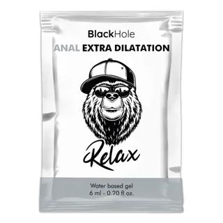Gel à Base d'Eau Extra Dilatation 6 ml Dose Unique Black Hole