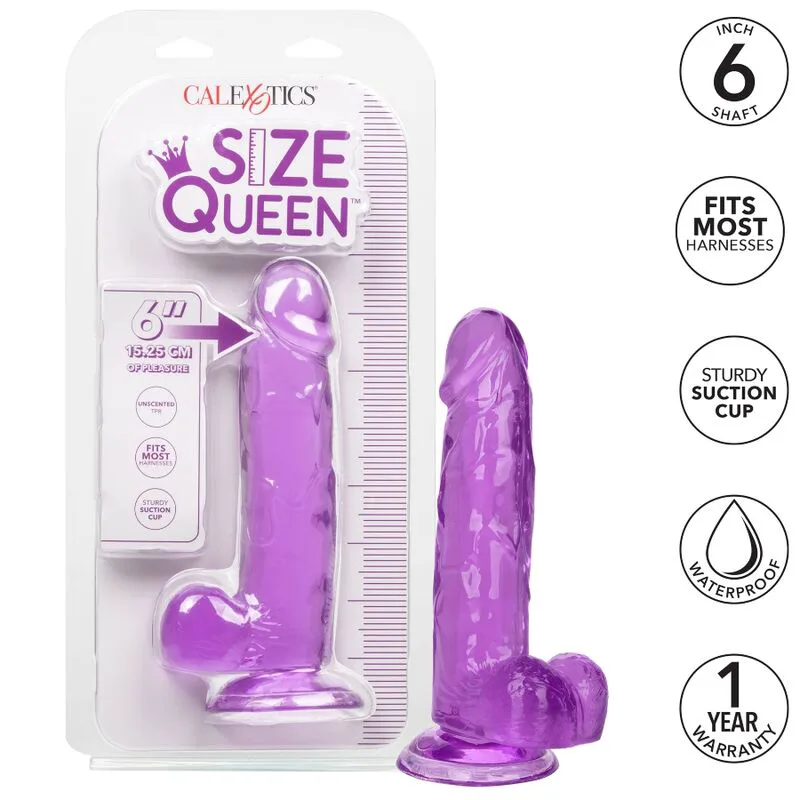 Gode Reine Taille Violet 15,3 cm Calexotics