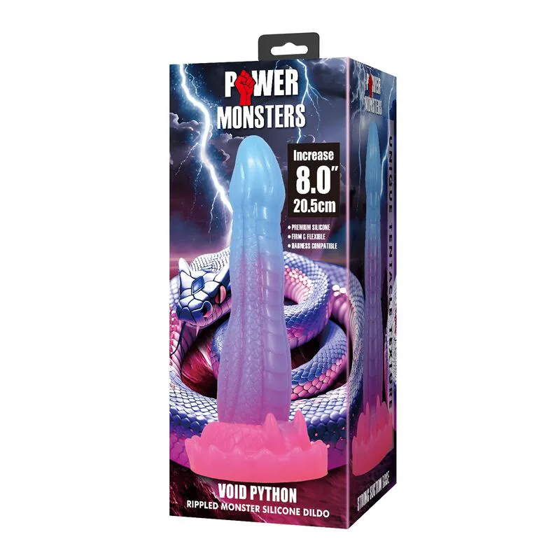 Gode Fantasy Python du Vide avec Ventouse 20,5 cm Ø 5,2