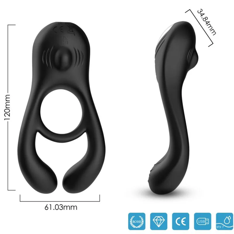Jouet à Anneau Vibromasseur Double Veyron pour Couples Armony