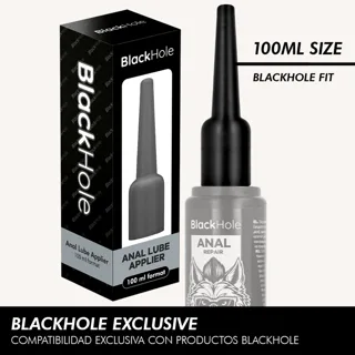 Applicateur de Lubrifiant Anal Taille l 100 ml Black Hole