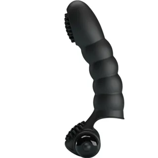 Vibromasseur Doigt Alexander 10 Vibrations Noir Pretty Love