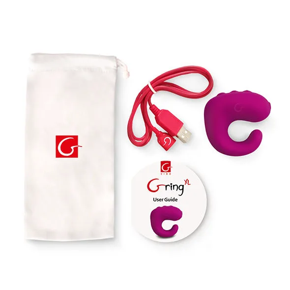 Fun Toys Gring Vibromasseur Anneau XL Framboise Douce G-vibe