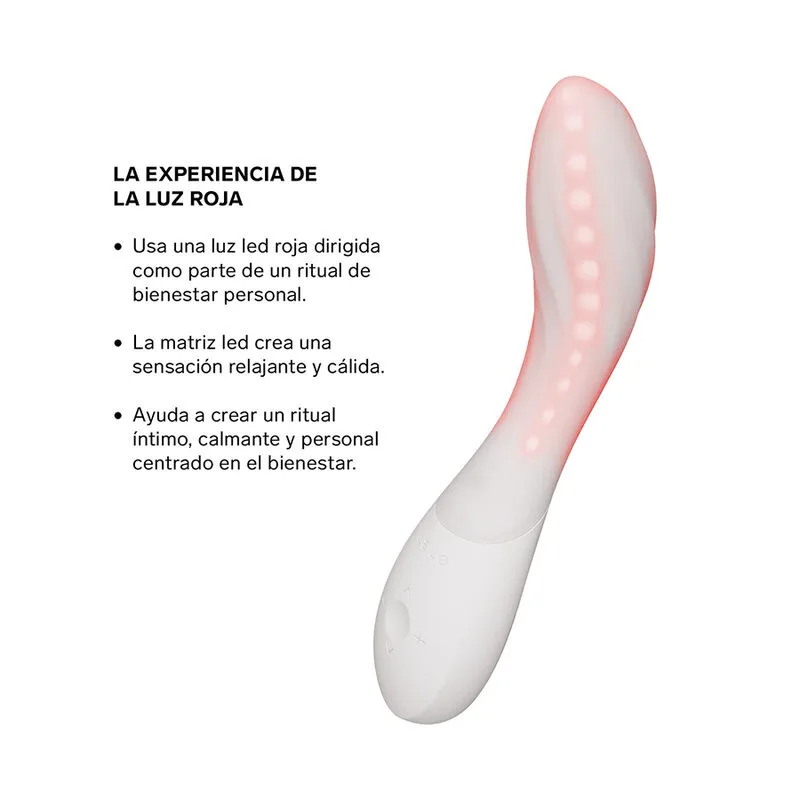 Vibromasseur Mona Spectra Masseur Intime à Lumière Rouge Rechargeable Lelo