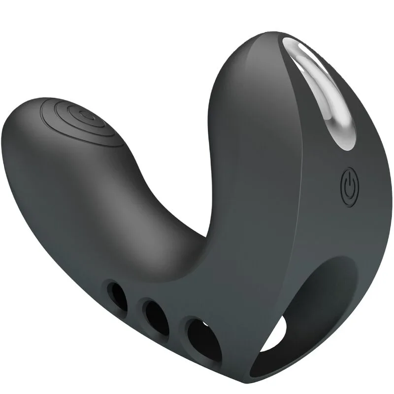 Vibromasseur Doigt Camelia 7 Vibrations Noir Pretty Love