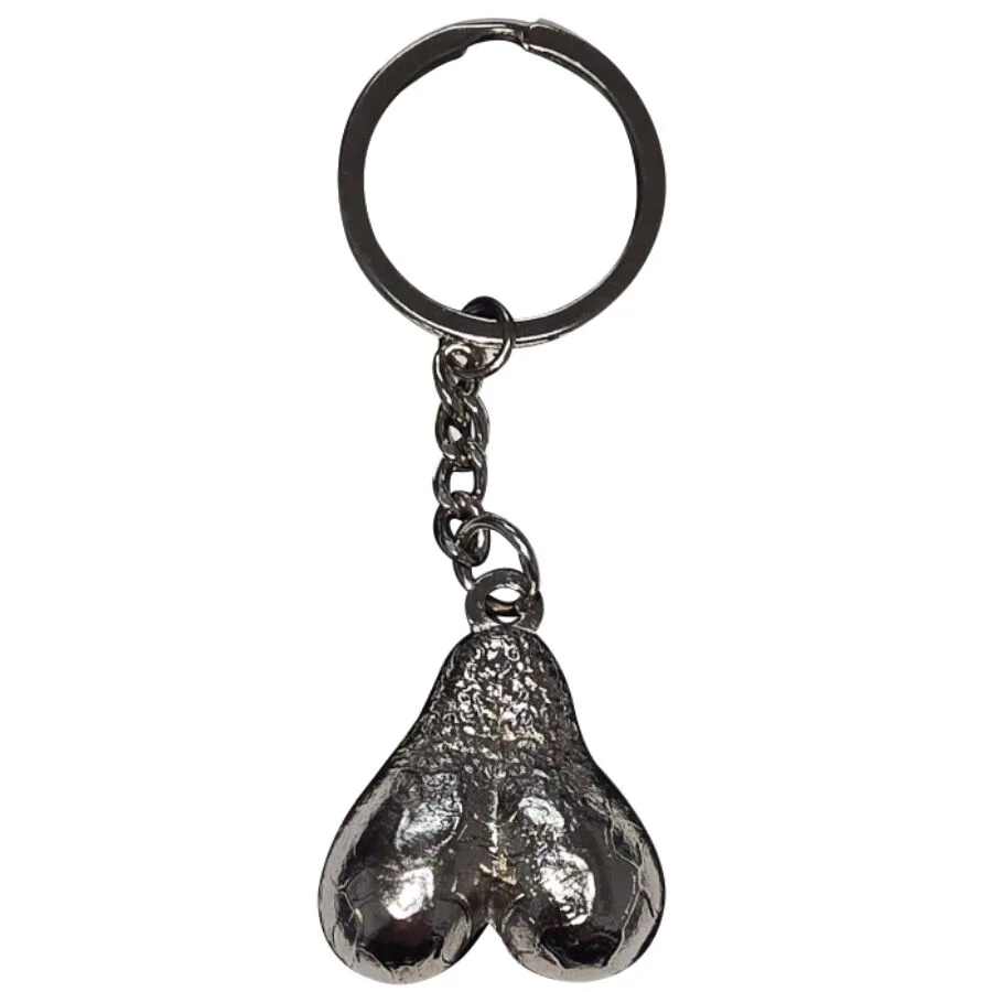 Porte-clés Métal Œufs D'argent Diablo Picante argent jeu coquin