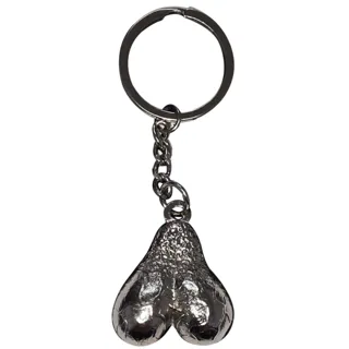 Porte-clés Métal Œufs D'argent Diablo Picante argent jeu coquin