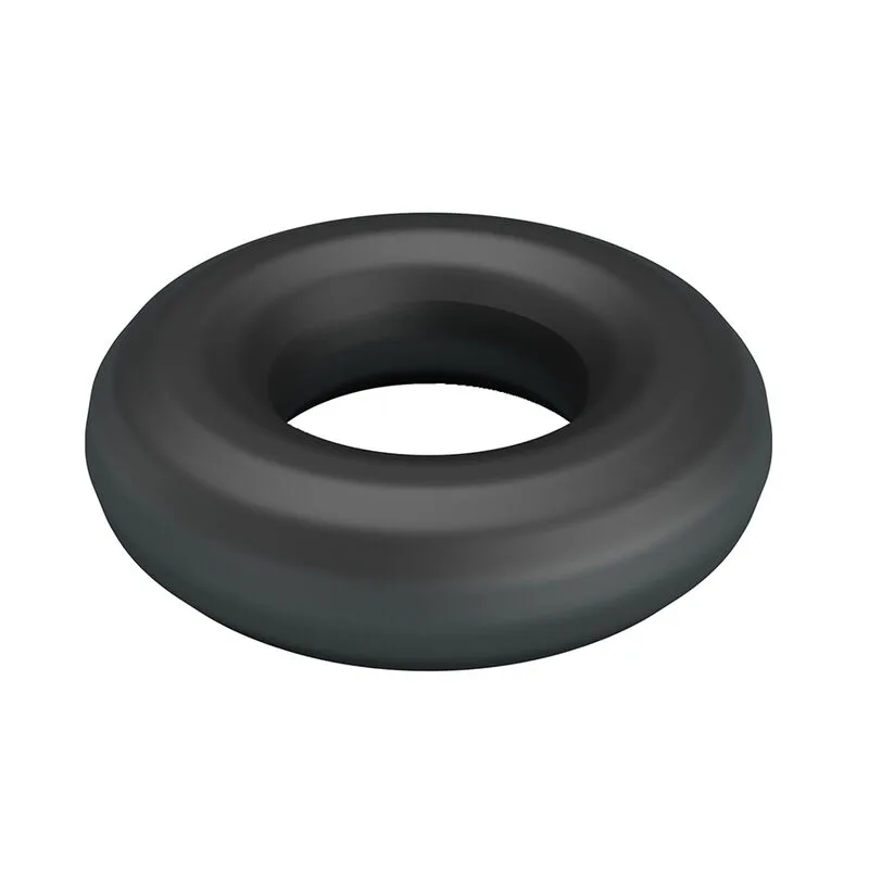 Anneau Pénal Urban en Silicone Ultra Doux Noir Crazy Bull