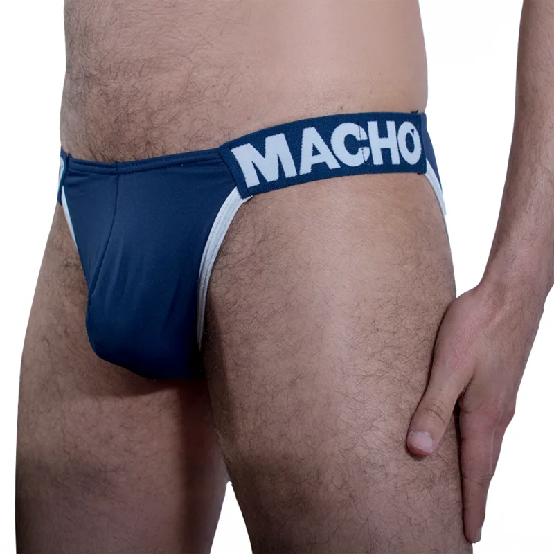 Lingerie homme Bleu Foncé Latéral l Macho