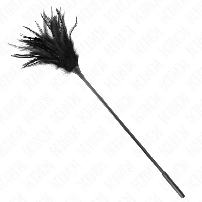 Plusieurs Plumes de Chatouilles Noires 45 CM Kink bdsm