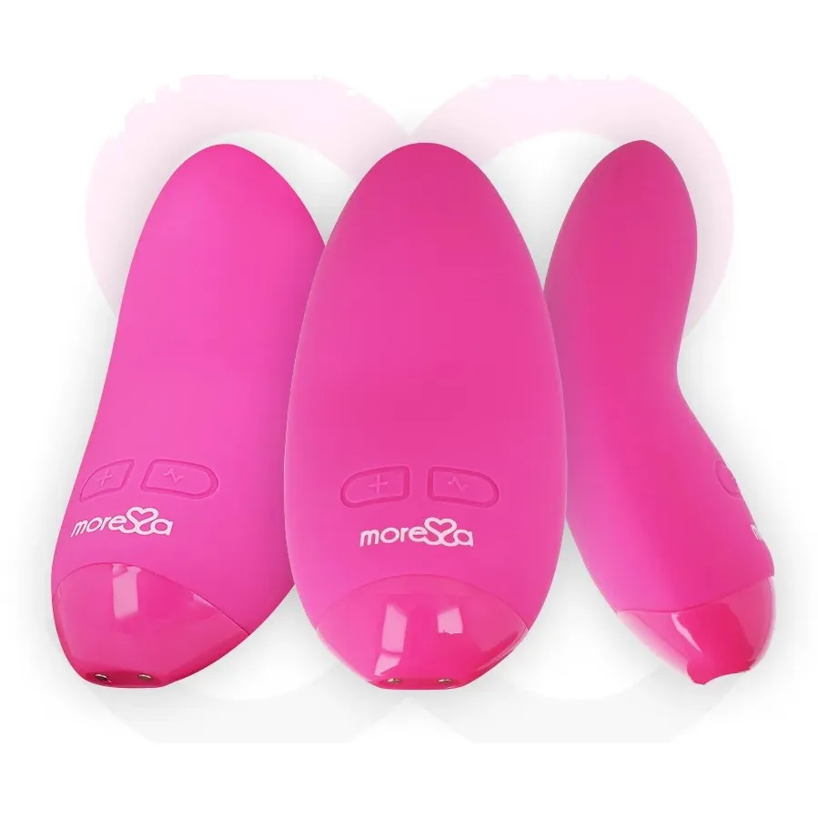 Vibromasseur Rose Blossom Moressa sur fond blanc