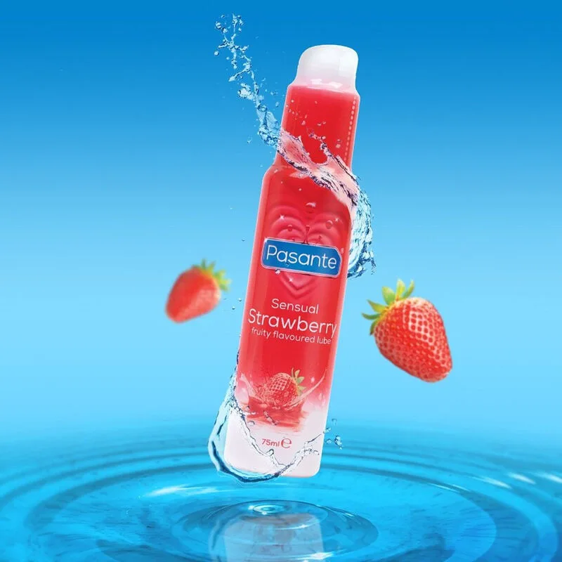 Lubrifiant Saveur Fraise 75 ml Pasante