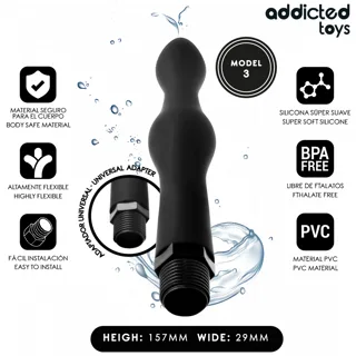 Nettoyeur Anal avec Adaptateur Universel Modèle 3 Addicted