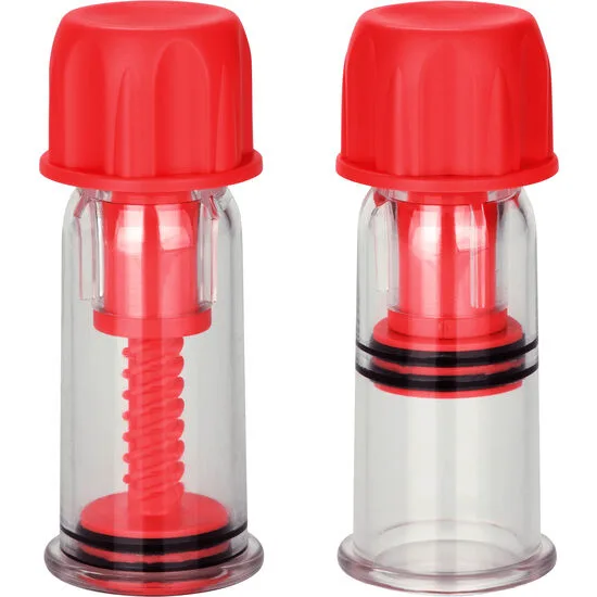 Stimulateur clitoridien Ventouses à Tétines Colt Rouge Calexotics