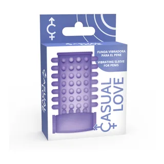 Gaine vibrante extensible, violet, picots, à piles, autre vue 5