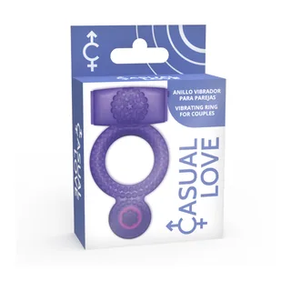 Bague Lilas Double Plaisir Casual Love - détail de la texture
