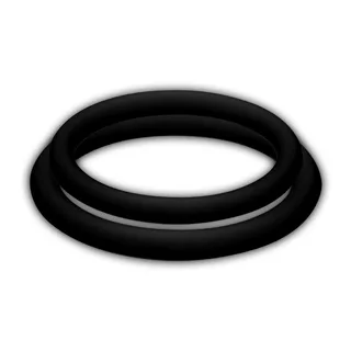 Cockring Bagues Joydivision Potenzduo - vue de profil - Noir