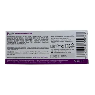 Aphrodisiaque Crème Stimulante V-activ Hot vue 2