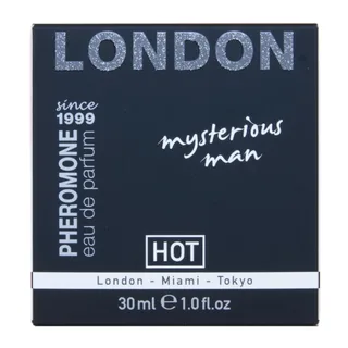 London Mysterious Parfum Pheromones Hot - avec son échelle de taille