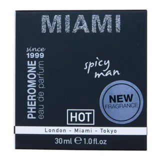 Miami Spicy Parfum Phéromones Hot - avec son échelle de taille