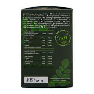 Aphrodisiaque Complément Intime Moringa Hot vue 4