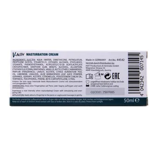 Crème Masturbation Chaude Cbd Hot - avec son échelle de taille