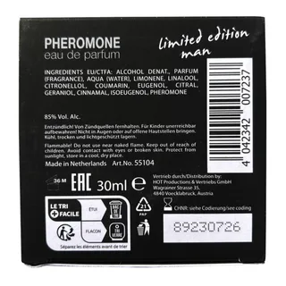 Parfum aux Phéromones Dubai Homme Hot - avec sa base
