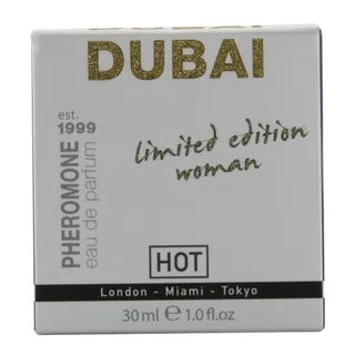 Parfum Pheromones Dubai Hot - avec son échelle de taille