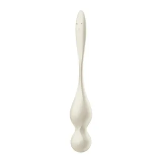 Vibromasseur Boule de Geisha Love Birds kegel blanches Satisfyer