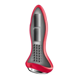 Rotator Plug 1+ Satisfyer - vue de dos - Rouge