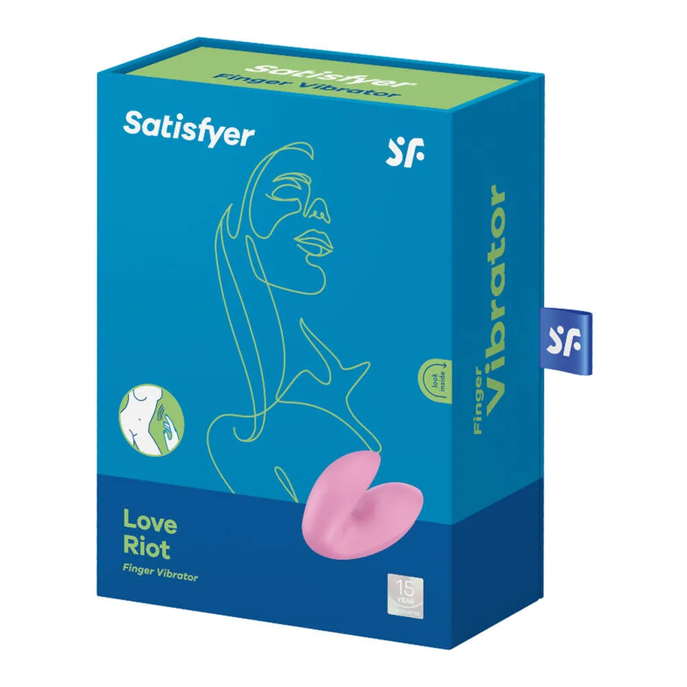 Vibromasseur violet en silicone, forme ergonomique allongée avec zones de stimulation, pictogramme indiquant une couverture corporelle complète