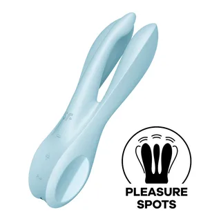 Stimulateur clitoridien Threesome 1 Satisfyer - avec sa base
