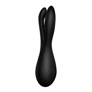 Vibromasseur Stimulateur clitoridien Threesome 1 Satisfyer - Noir
