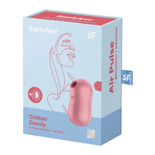 Boîte du Satisfyer Cotton Candy rose