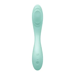 Rrrolling Pleasure Vibromasseur Point G Satisfyer - vue de profil - Vert