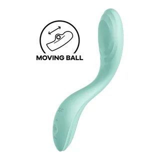 Rrrolling Pleasure Vibromasseur Point G Satisfyer - détail de la texture - Vert