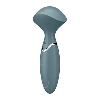 Wand Mini Wonder Satisfyer - détail de la texture - Gris